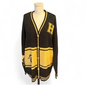 Black and Yellow Cardigan with H Patch